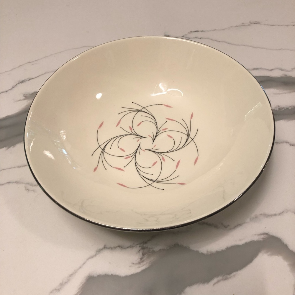 Vintage Mid-Century Homer Laughlin Rhythm Capri Serving Bowl 8.75"